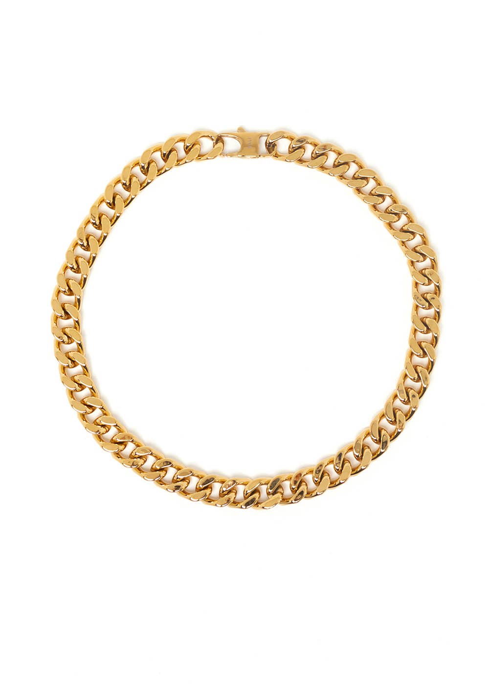 Jasmin chain necklace in gold stainless steel