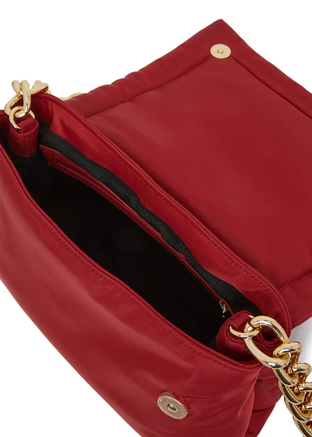 Andrea dark red nylon shoulder bag